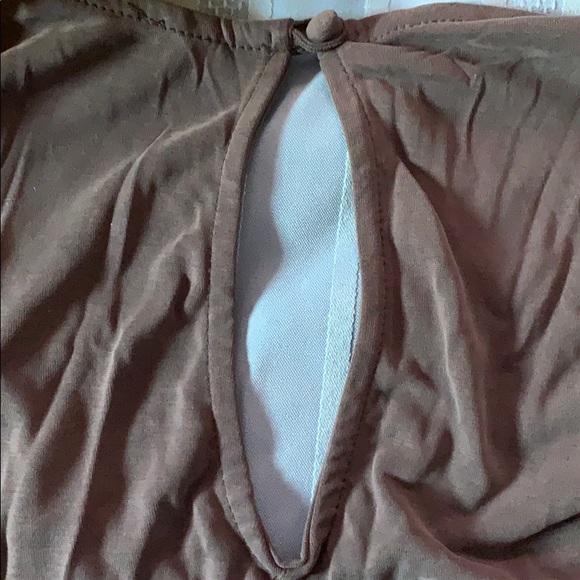 CHARCOAL GRAY WIDE LEG JUMPSUIT - Picture 5 of 8